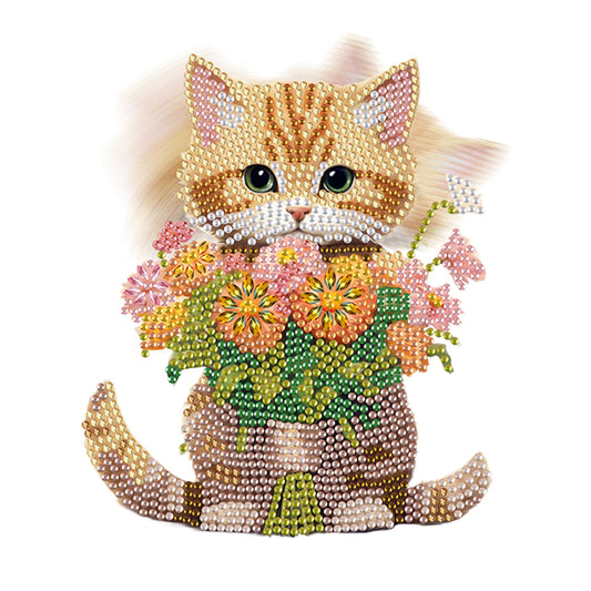 Xmas Acrylic Shaking Head Desktop Diamond Art Kits for Home Office Desktop Decor