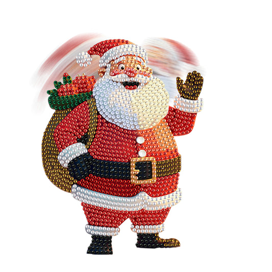 Xmas Acrylic Shaking Head Desktop Diamond Art Kits for Home Office Desktop Decor