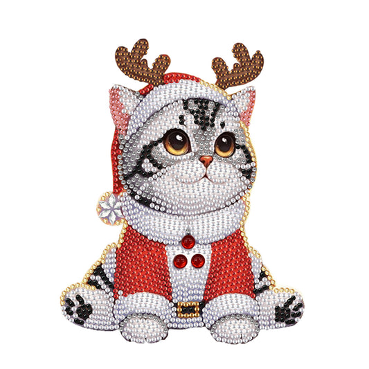 Xmas Acrylic Shaking Head Desktop Diamond Art Kits for Home Office Desktop Decor