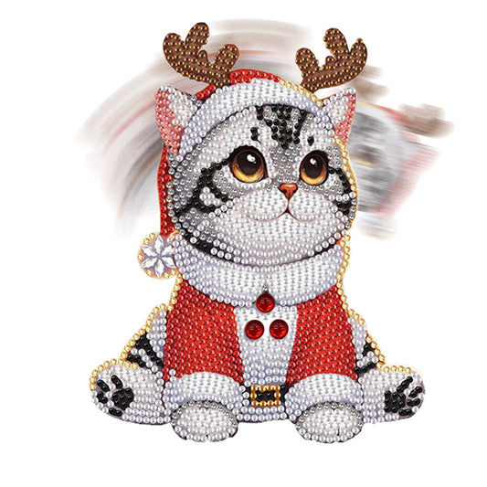 Xmas Acrylic Shaking Head Desktop Diamond Art Kits for Home Office Desktop Decor
