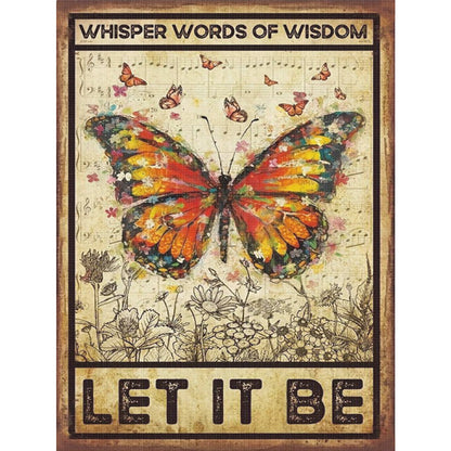Butterfly - 14CT Stamped Cross Stitch 30*40CM
