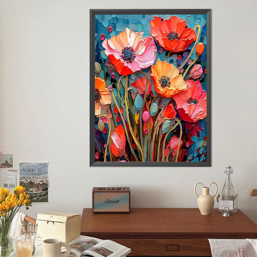 Poppy - Full Round Drill Diamond Painting 40*50CM