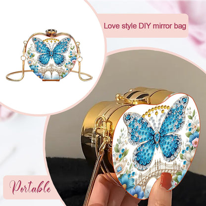 Butterfly DIY Diamond Painting Shoulder Bag for Coins Lipstick Earphones Gifts