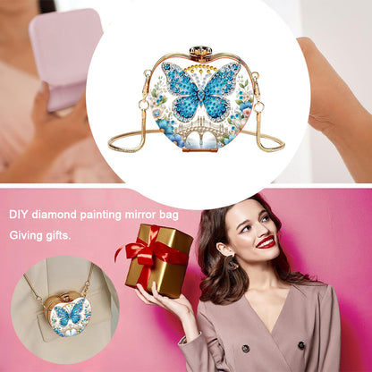 Butterfly DIY Diamond Painting Shoulder Bag for Coins Lipstick Earphones Gifts