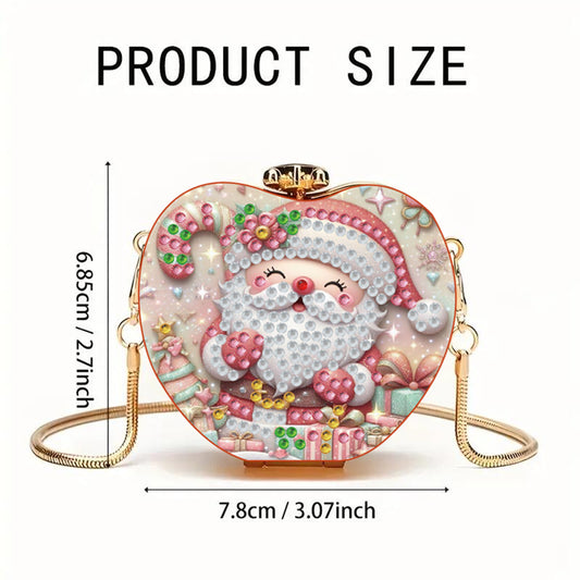 DIY Diamond Painting Shoulder Bag Portable Bag for Coins Lipstick Earphones