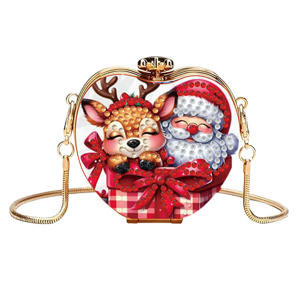 DIY Diamond Painting Shoulder Bag Portable Bag for Coins Lipstick Earphones