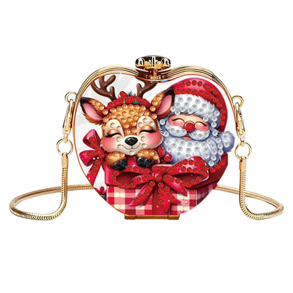 DIY Diamond Painting Shoulder Bag Portable Bag for Coins Lipstick Earphones