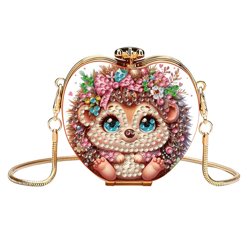DIY Diamond Painting Shoulder Bag Portable Bag for Coins Lipstick Earphones