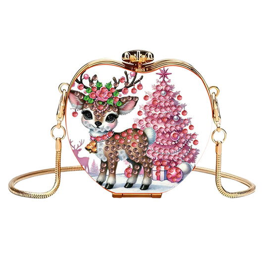 DIY Diamond Painting Shoulder Bag Portable Bag for Coins Lipstick Earphones