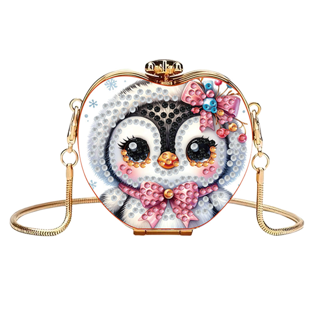 DIY Diamond Painting Shoulder Bag Portable Bag for Coins Lipstick Earphones