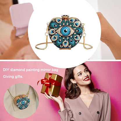 Dog DIY Diamond Painting Shoulder Bag for Coins Lipstick Earphones Gifts