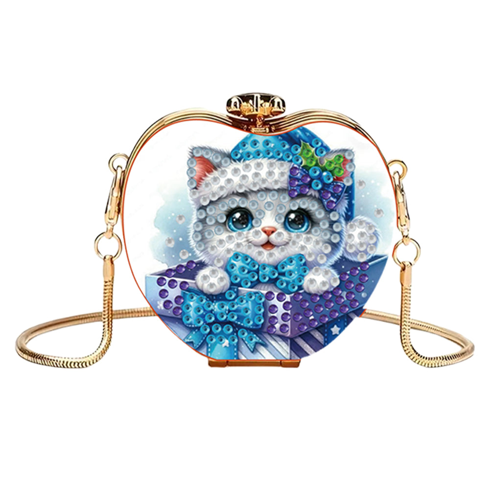 DIY Diamond Painting Shoulder Bag Portable Bag for Coins Lipstick Earphones