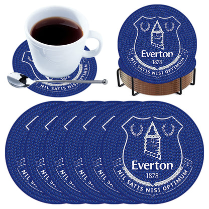 6pcs DIY Diamond Painting Coasters Kits with Holder for Adult Office Coffee Mats