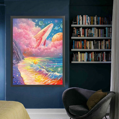 Dream Beach Scenery - 11CT Stamped Cross Stitch 45*60CM