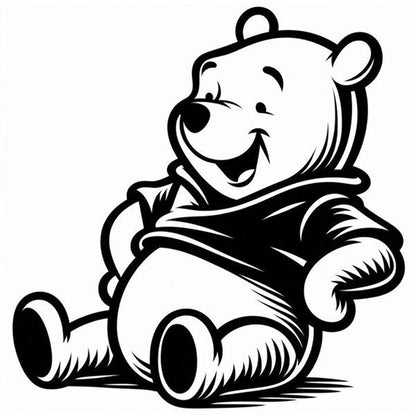 Winnie The Pooh - 11CT Stamped Cross Stitch 40*40CM