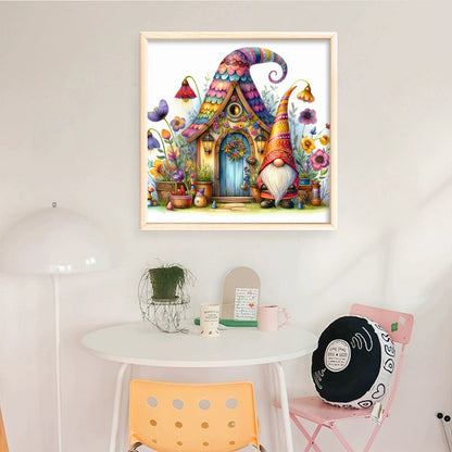 Gnome Cottage - 14CT Counted Cross Stitch 40*40CM