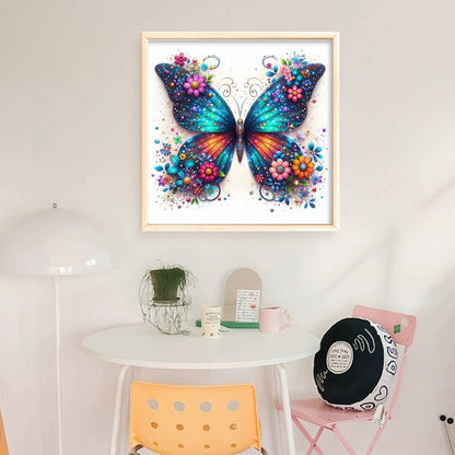 Butterfly - 11CT Stamped Cross Stitch 40*40CM