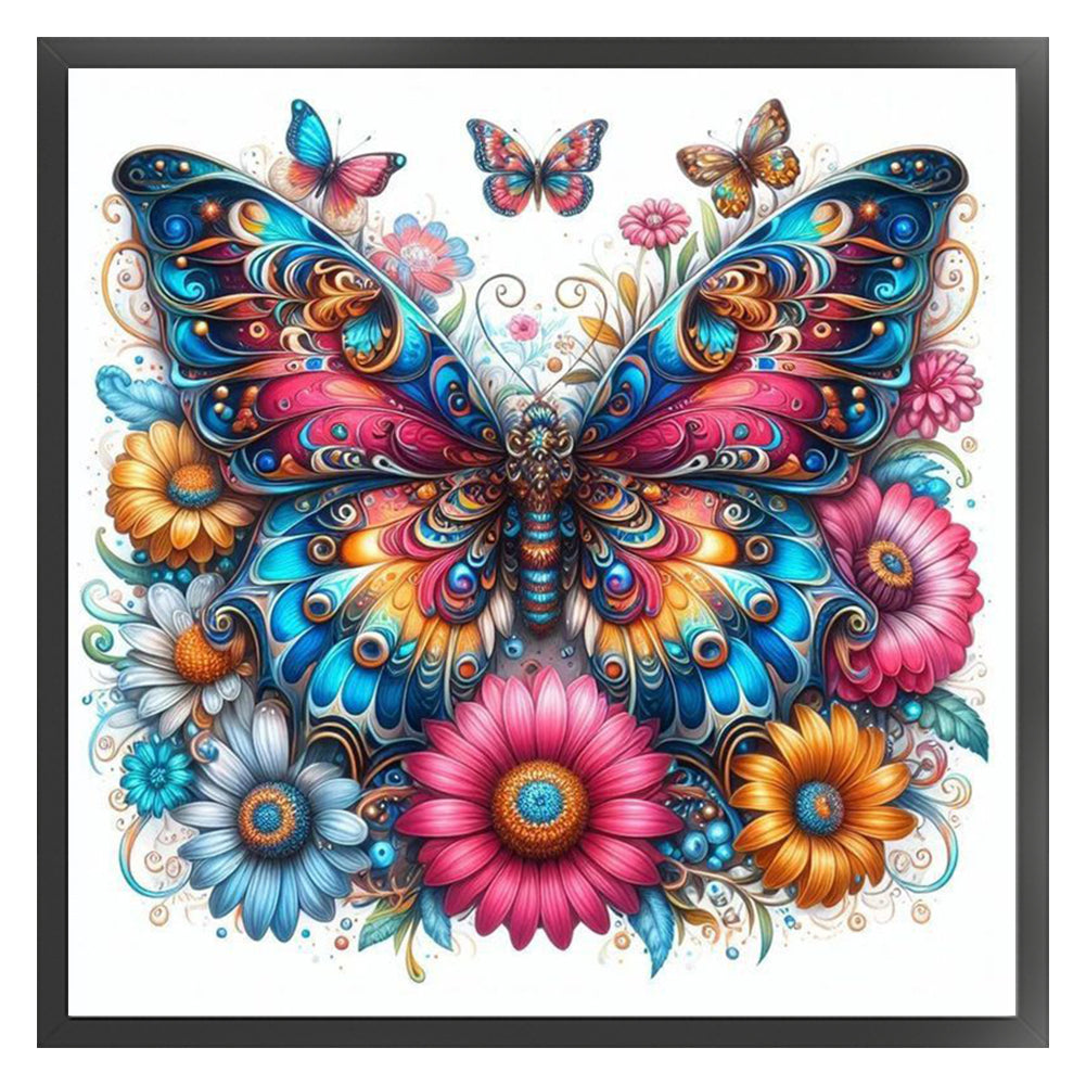Butterfly - 11CT Stamped Cross Stitch 40*40CM