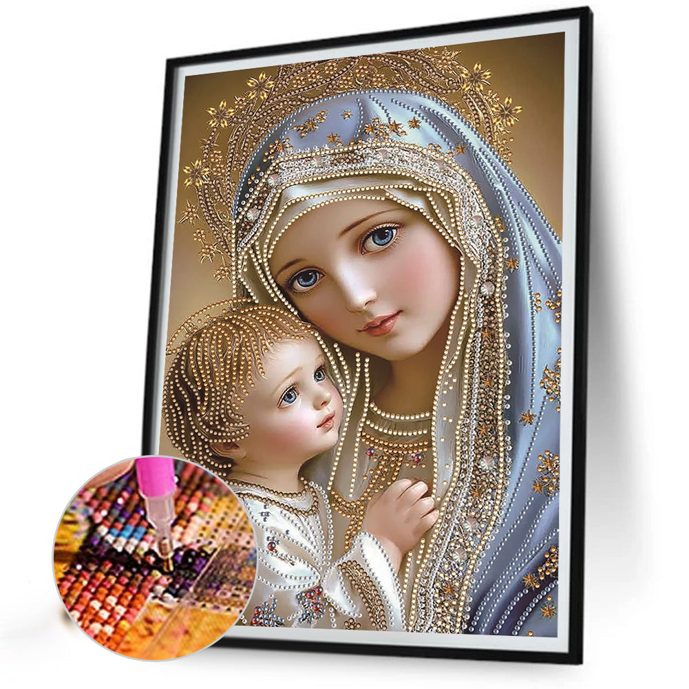 Madonna Religion - Special Shaped Drill Diamond Painting 30*40CM