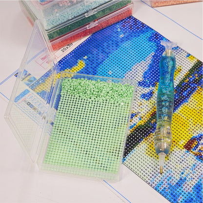 30Pcs/Set Diamond Painting Trays with Lids for Diamond Art (2)