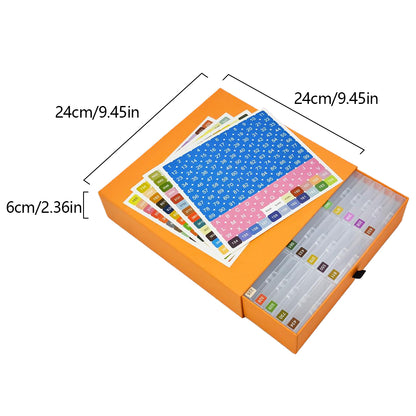45Pcs/Set Diamond Painting Trays with Lids for Diamond Art (3)