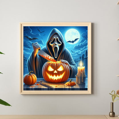 Halloween Puppet - Full Round Drill Diamond Painting 40*40CM
