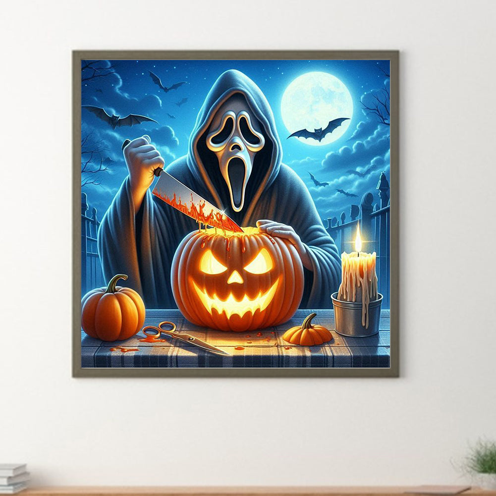 Halloween Puppet - Full Round Drill Diamond Painting 40*40CM