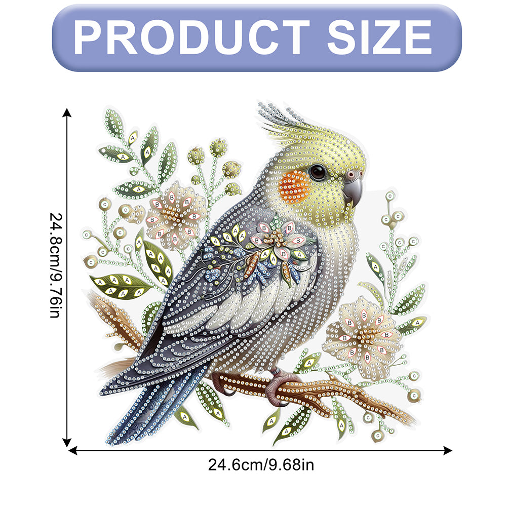2D Flat DIY Parrot Diamond Art Pendant Diamond Painting Set Home Decoration