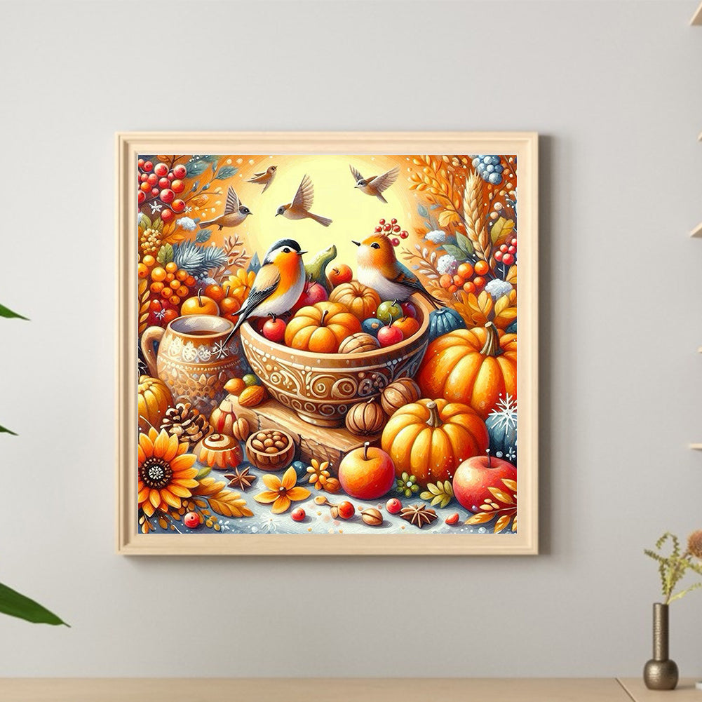 Autumn Fruits - Full Round Drill Diamond Painting 40*40CM