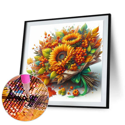 Autumn Bouquet - Full Round Drill Diamond Painting 40*40CM