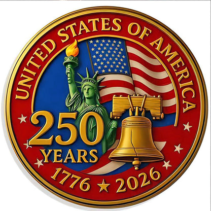 American 250Th Anniversary - Full Round Drill Diamond Painting 40*40CM