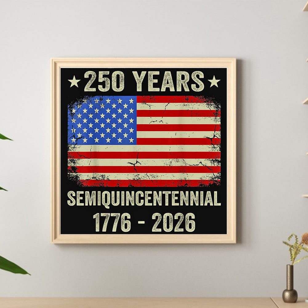 American 250Th Anniversary - Full Round Drill Diamond Painting 40*40CM