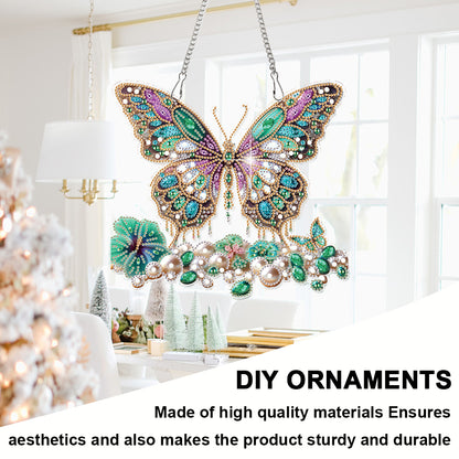 Butterfly 2D Flat DIY Hanging Diamond Art Kits Window Hanging Art for Home Decor