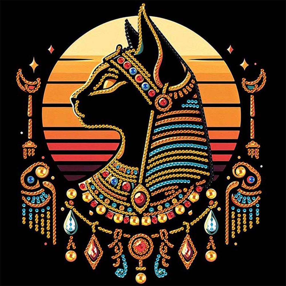 Egyptian Mau - Special Shaped Drill Diamond Painting 30*30CM