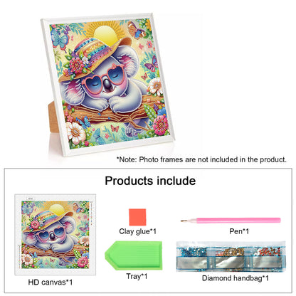 Cartoon Koala - Special Shaped Drill Diamond Painting 30*30CM