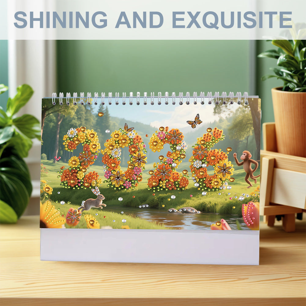 5D/DIY Calendar Crystal Painting Desk Calendars Kit Diamond Painting Calendar