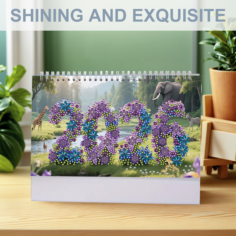 5D/DIY Calendar Crystal Painting Desk Calendars Kit Diamond Painting Calendar