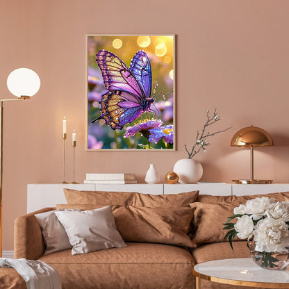 Butterfly - Full Round Drill Diamond Painting 30*40CM