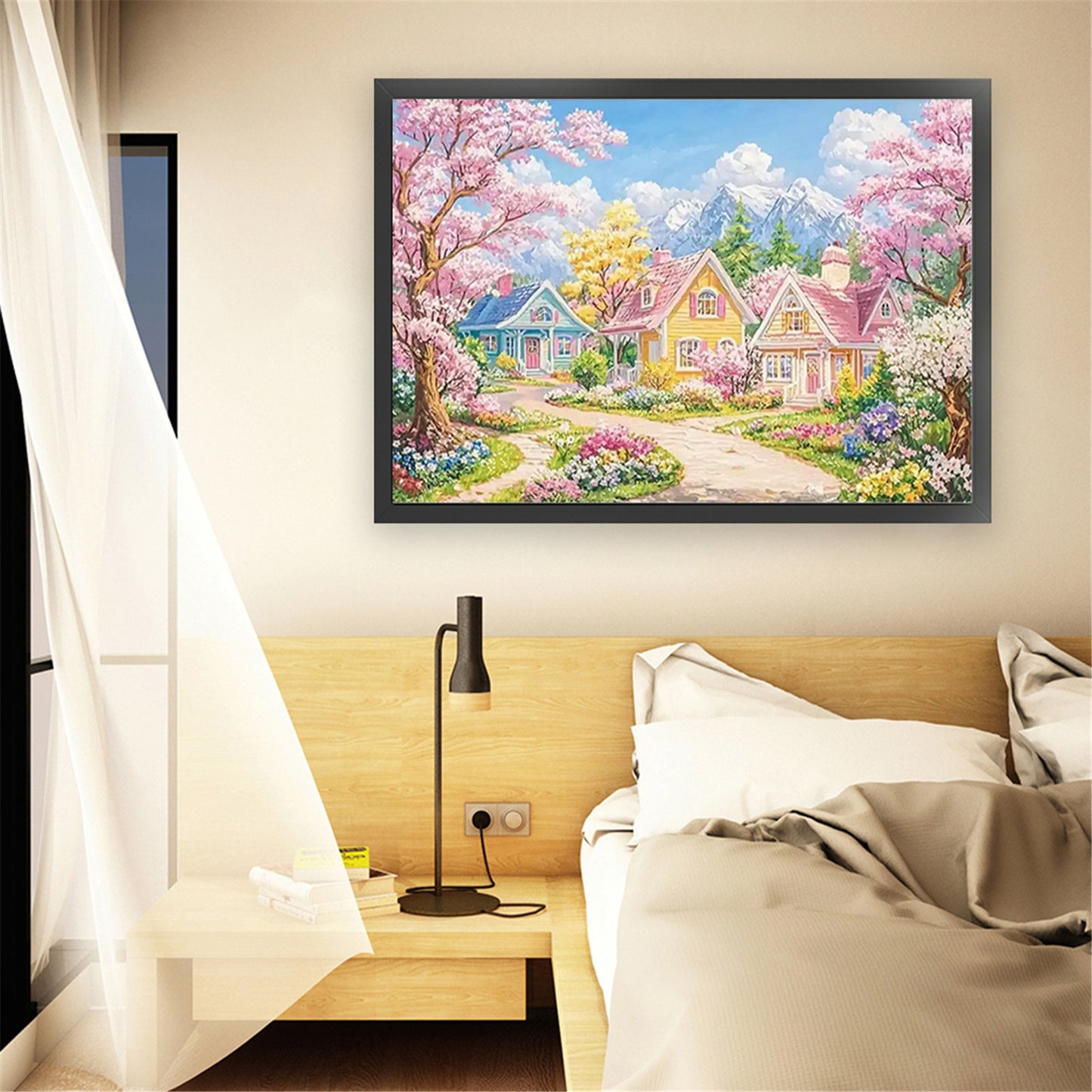 Idyllic Cottage - 11CT Stamped Cross Stitch 85*65CM£¨Mona Lisa Brand£©