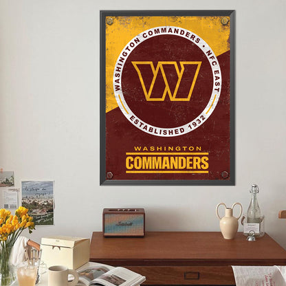Washington Commanders Nfc - Full Round Drill Diamond Painting 40*50CM