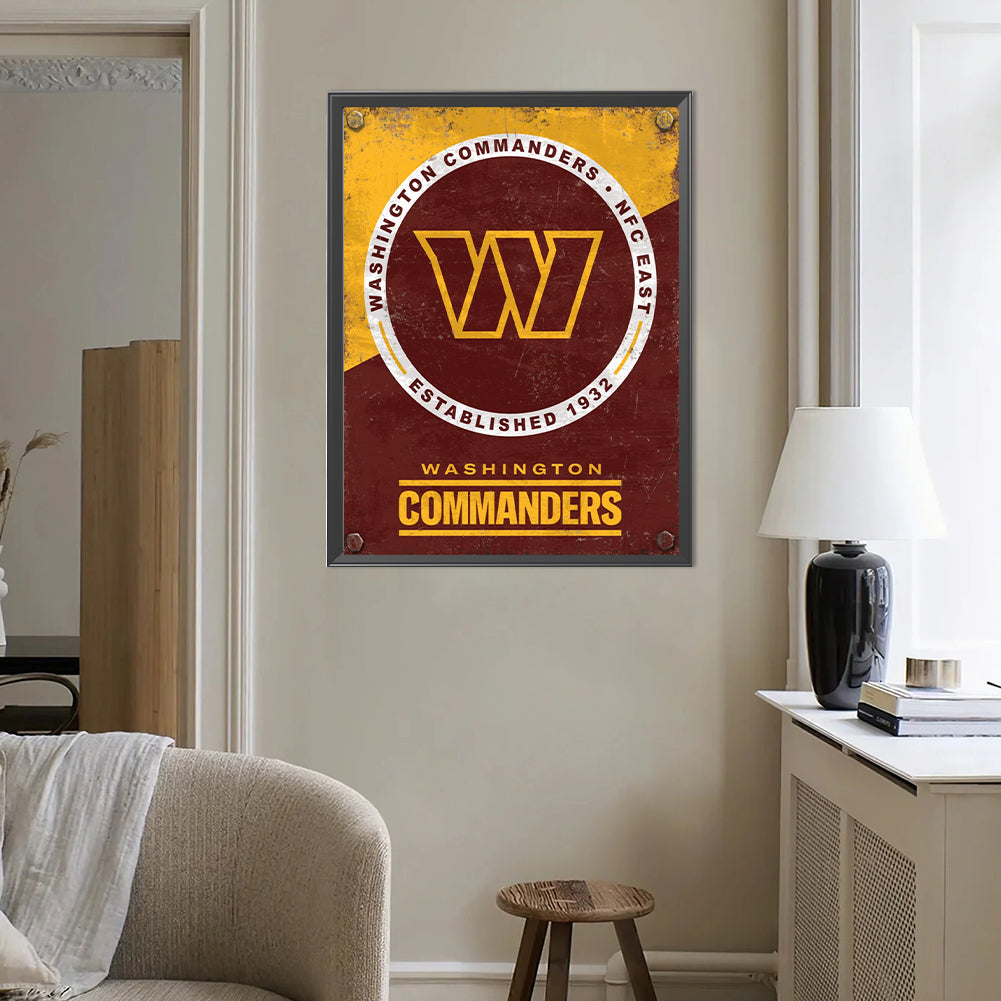 Washington Commanders Nfc - Full Round Drill Diamond Painting 40*50CM
