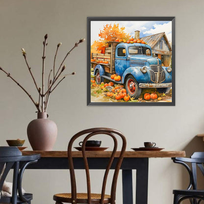 Autumn Car - Full Round Drill Diamond Painting 40*40CM