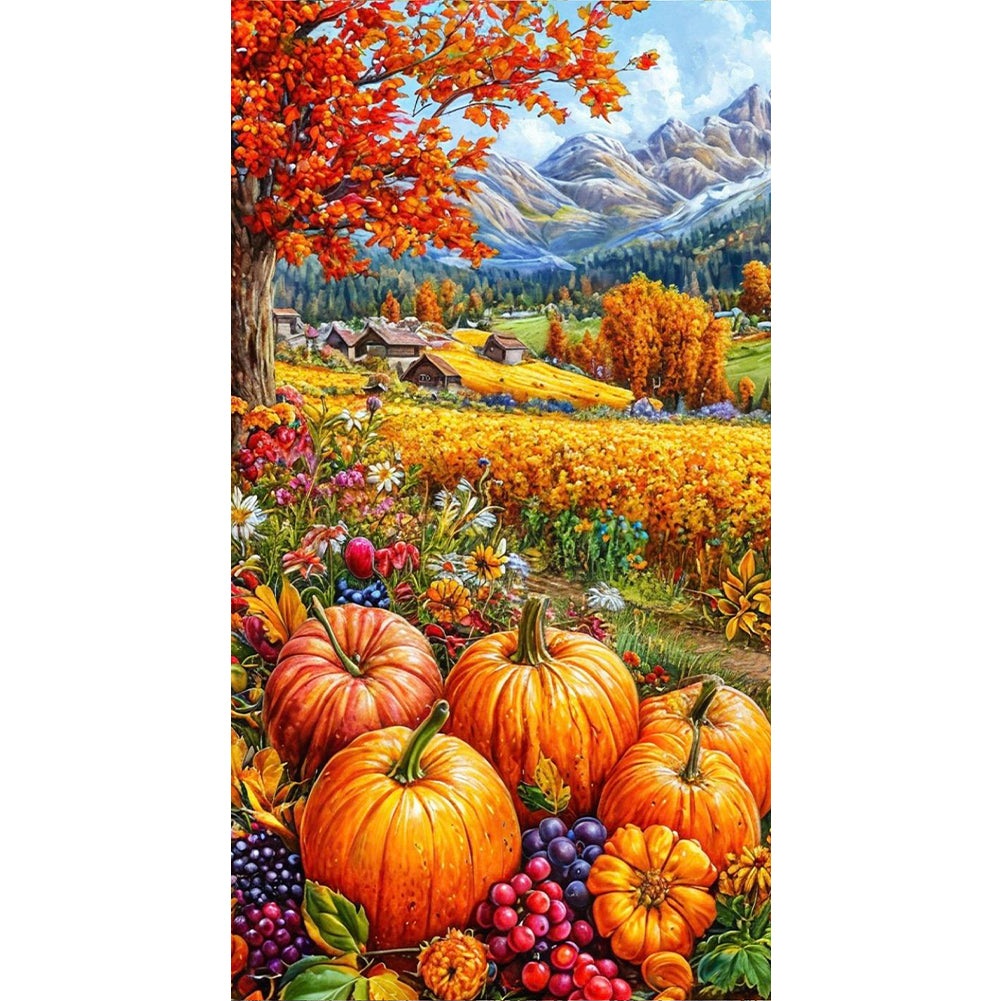Autumn Harvest - Full Round Drill Diamond Painting 40*70CM