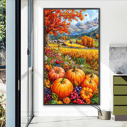 Autumn Harvest - Full Round Drill Diamond Painting 40*70CM