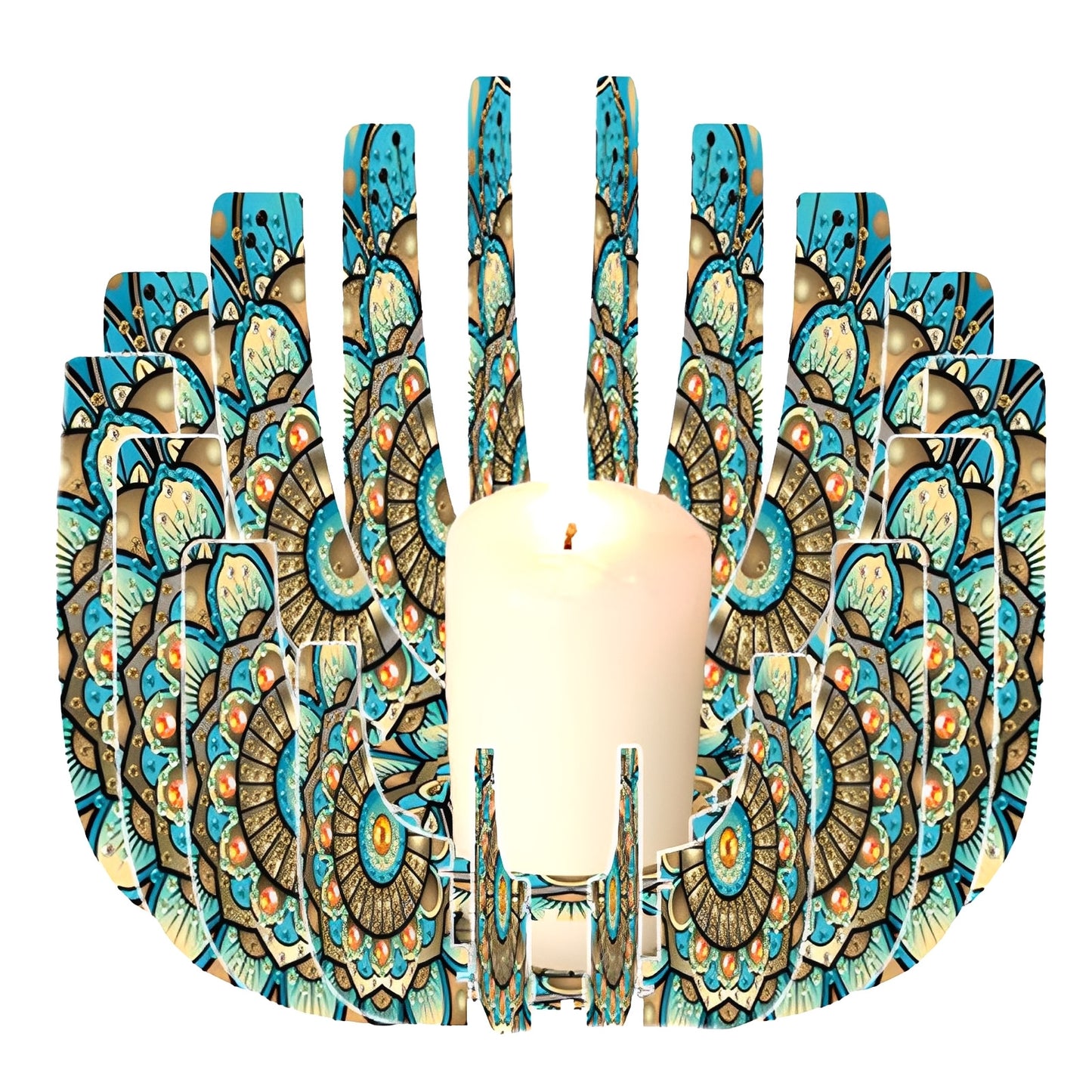 DIY Diamond Art Painting Kits of Candle Holder for Aromatherapy Home Decor
