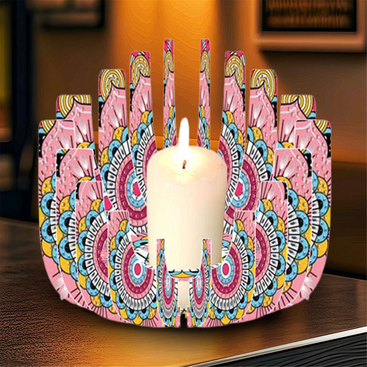 DIY Diamond Art Painting Kits of Candle Holder for Aromatherapy Home Decor