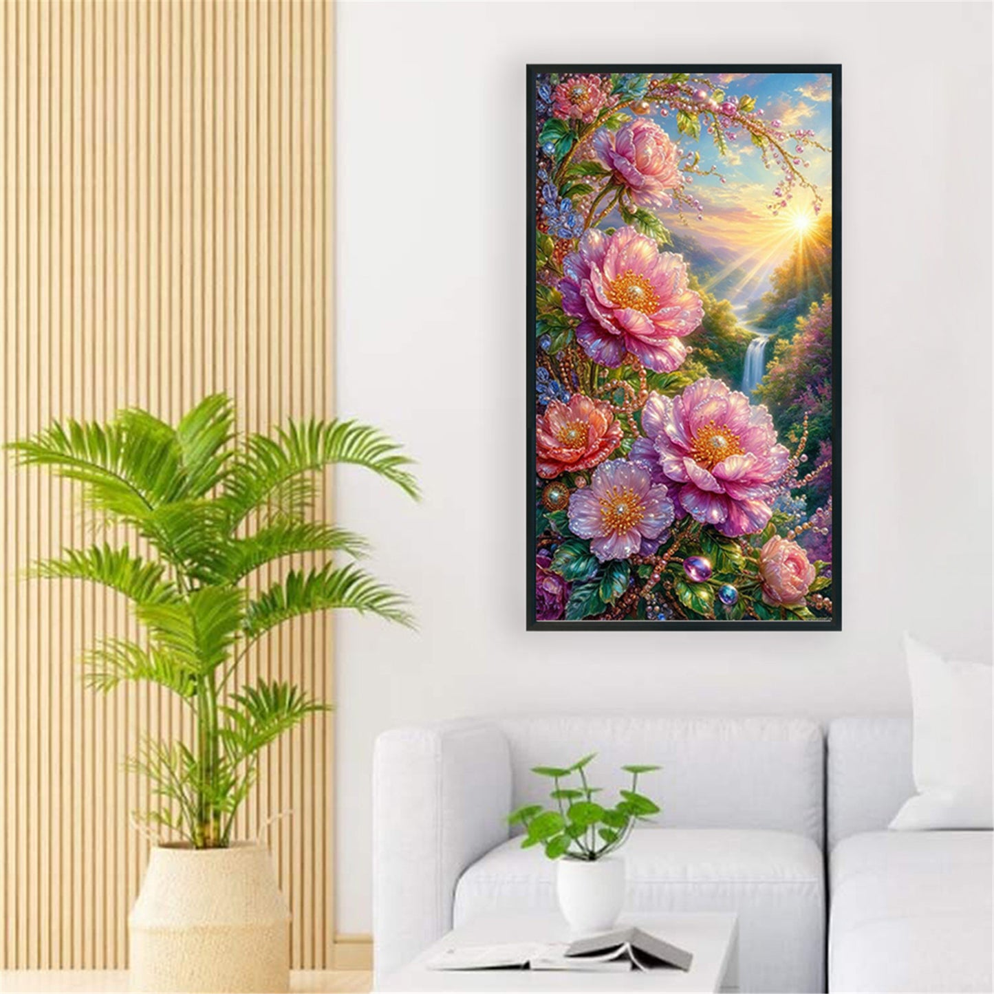 Flowers - Full Round Drill Diamond Painting 40*70CM