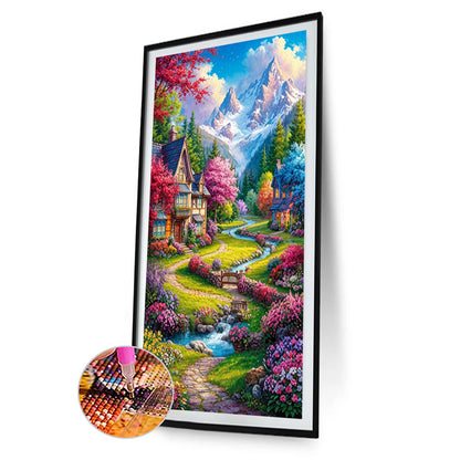 Rural Scenery - Full Round Drill Diamond Painting 40*70CM
