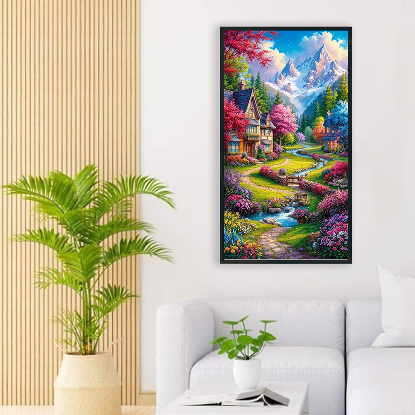 Rural Scenery - Full Round Drill Diamond Painting 40*70CM