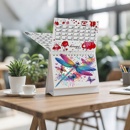 5D/DIY Diamond Painting Calendar Kit Partial Drill Diamond Art Paper Calendar